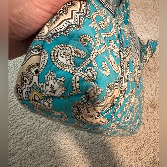 VERA BRADLEY 2 pc Totally Turq Small purse & Lipstick case - Picture 4 of 10